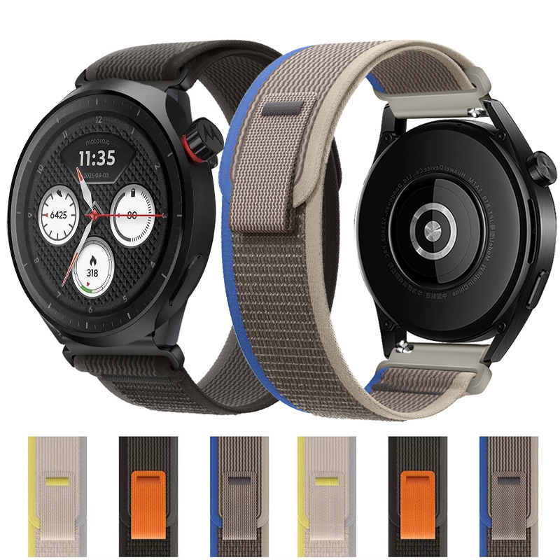 Motorola Smartwatch Accessories - Нейлоновый ремешок 20/22 мм для Motorola