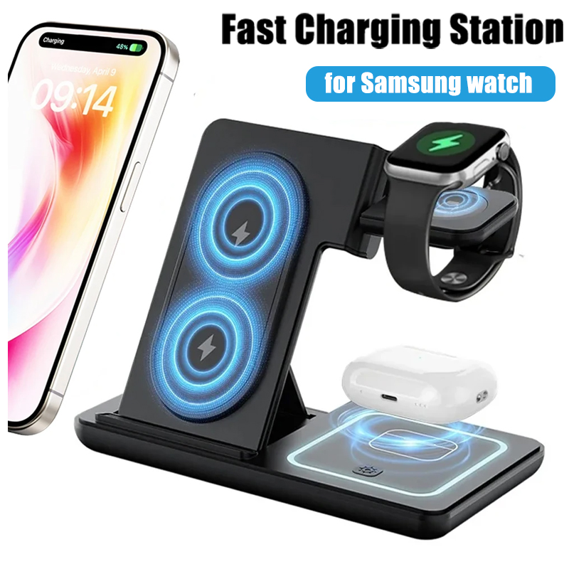 Wireless Charger Watch - Складная настольная подставка для беспроводного зарядного