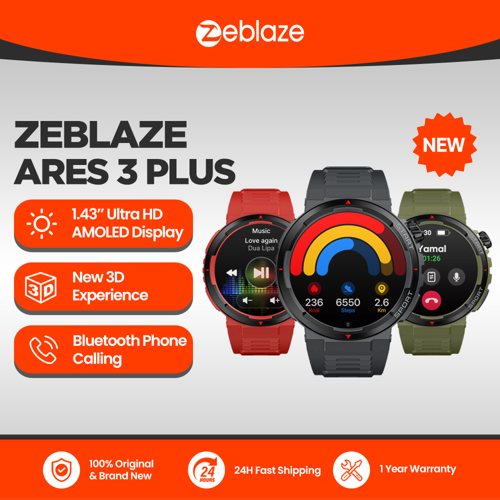 Smartwatch Faces - Новые умные часы Zeblaze Ares 3