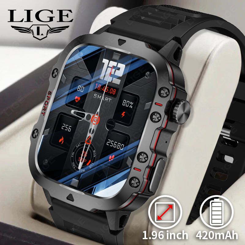 Smartwatch Faces - LIGE уличные умные часы для мужчин