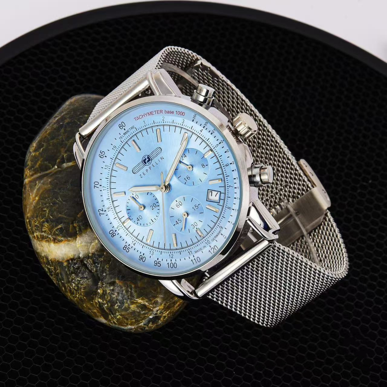 Stainless Mesh Band - Новая коллекция 2026: Мужские кварцевые часы
