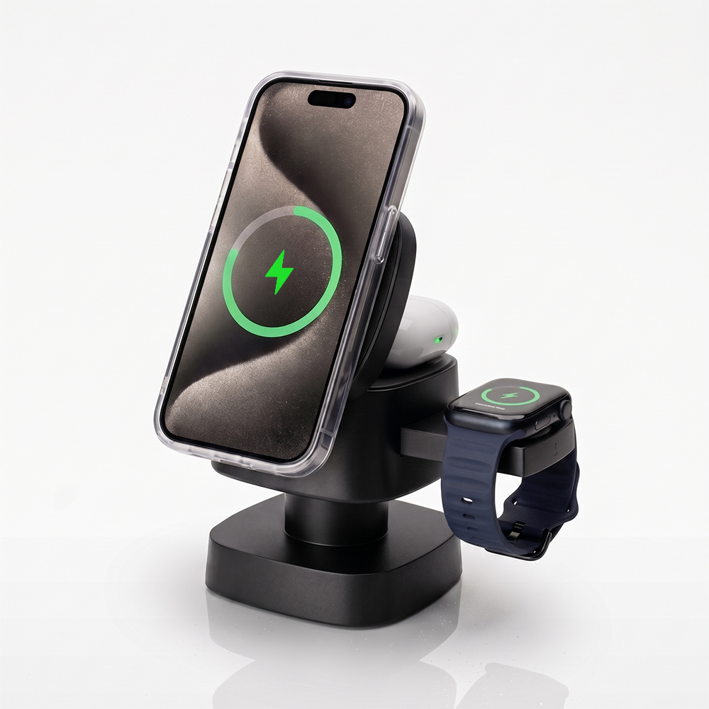Магнитная беспроводная зарядна – обзор и цена Wireless Charger Watch
