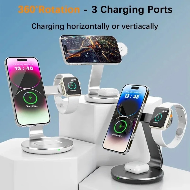 Беспроводная зарядная станция  – обзор и цена Wireless Charger Watch
