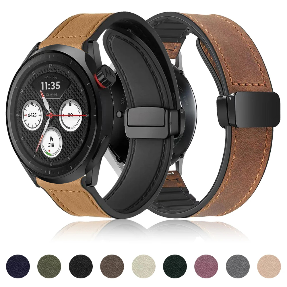Мягкий кожаный ремешок для час – обзор и цена Motorola Smartwatch Accessories