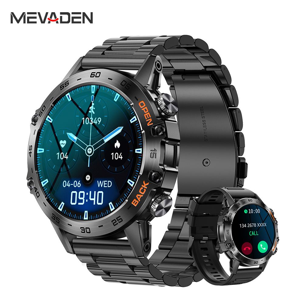 Мужские умные часы MEVADEN Ste – обзор и цена Smartwatch Faces