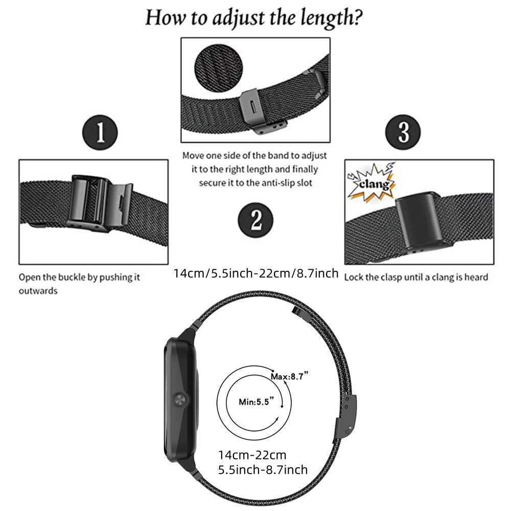 Металлические ленты для Fitbit – обзор и цена Stainless Mesh Band