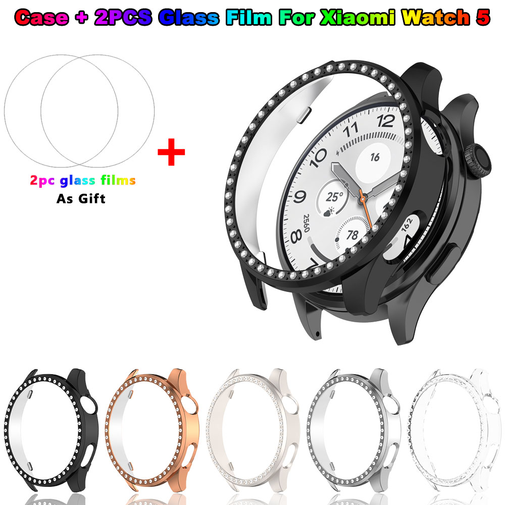 Блестящий чехол для ПК + защит – обзор и цена Android Smartwatch Accessories