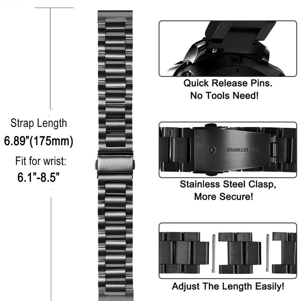 Ремешок из нержавеющей стали д – обзор и цена Titan Smartwatch Accessories