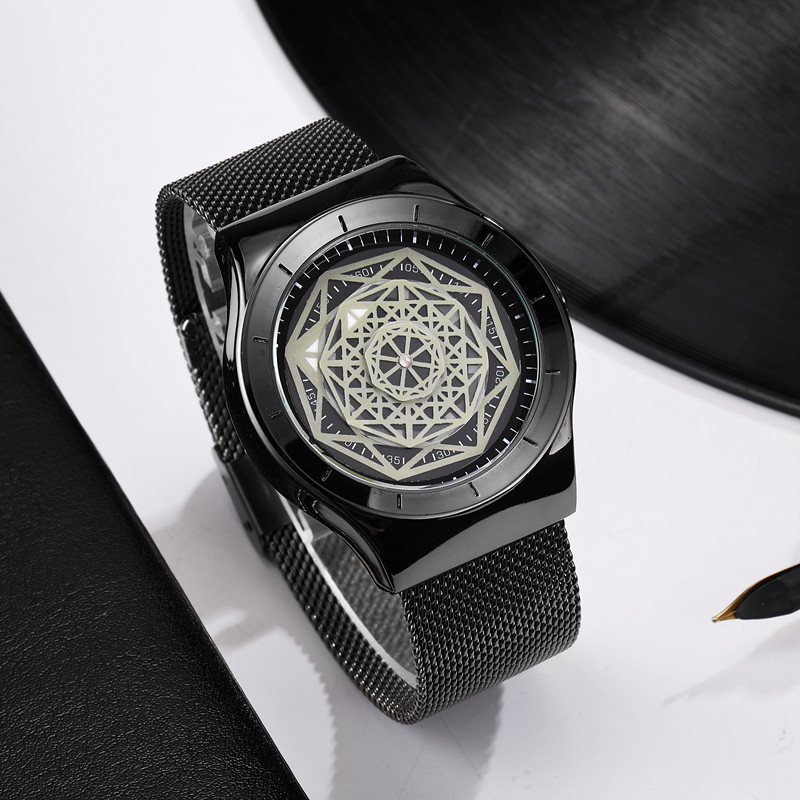 Мужские кварцевые часы без ука – обзор и цена Stainless Mesh Band