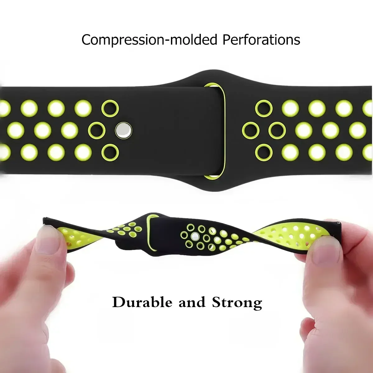 Дышащий сменный ремешок 20 мм  – обзор и цена Motorola Smartwatch Accessories
